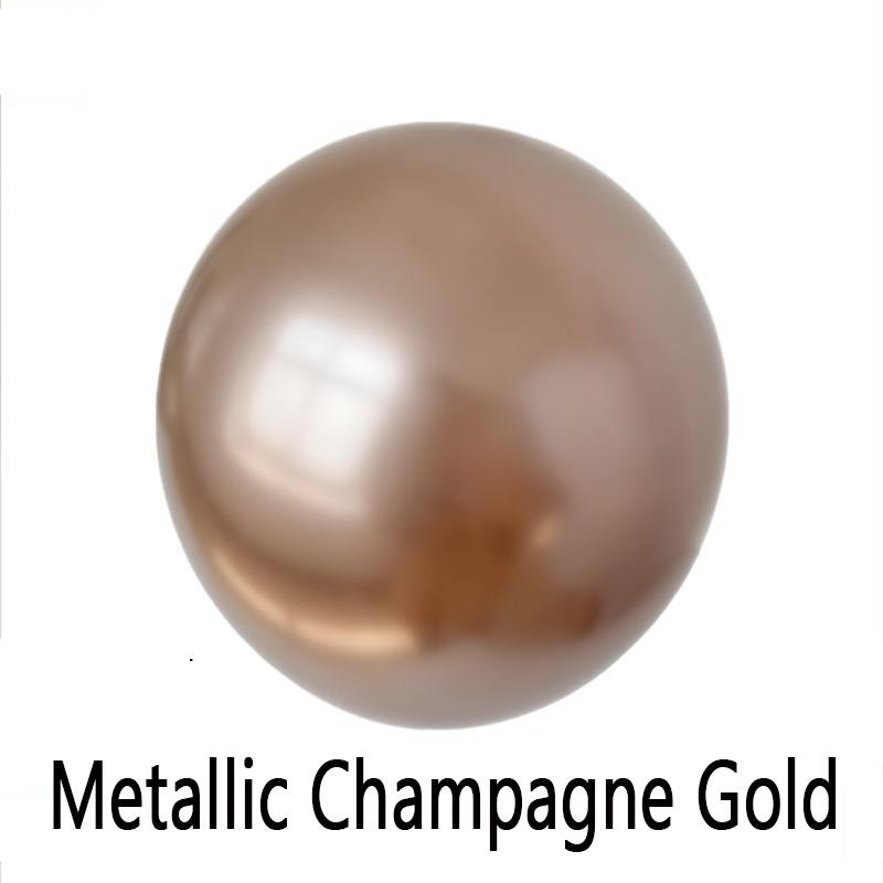 10 /12inch 50pcs Metal Balloons Gold Silver ThemeBirthday Wedding Party Graduation Christmas Baby Shower Decorations Anniversary