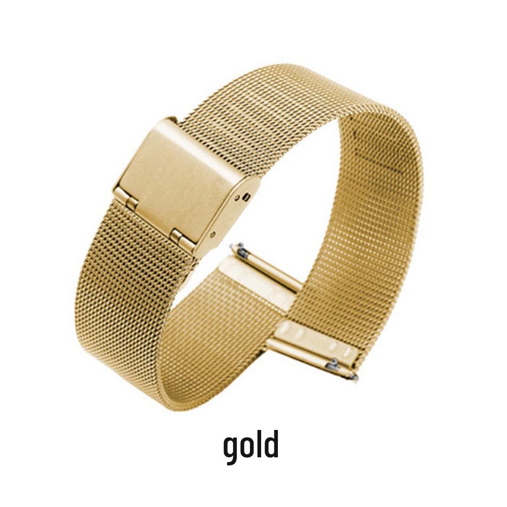 Milanese Mesh Watch Strap 0.4 Line, 304L Stainless Steel, Quick Release, Universal Fit