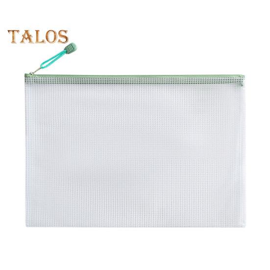 File Bag Large Capacity Storage A4 Files Stationery Carrying Case Transparent Visual Design Portable Document Organizer