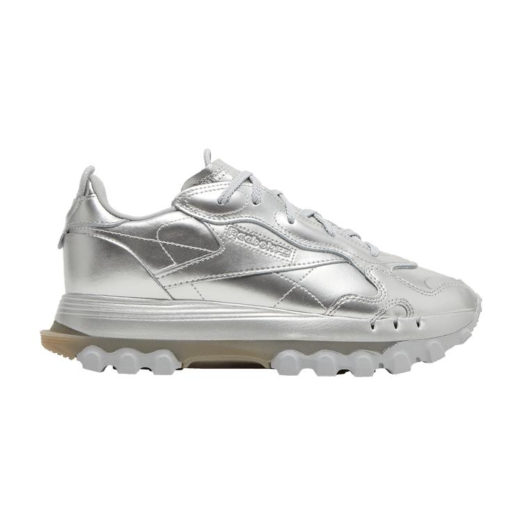 Reebok Classic Leather Cardi B Silver Metallic (Women's)