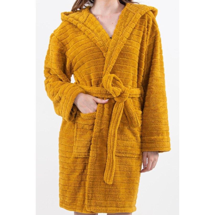 Women's Winter Hooded Welsoft Dressing Gown Robe