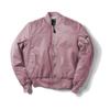 Giacca da pilota militare Normanlong MA1: Giacca da baseball Air Force classica da uomo, spessa, autunno-inverno