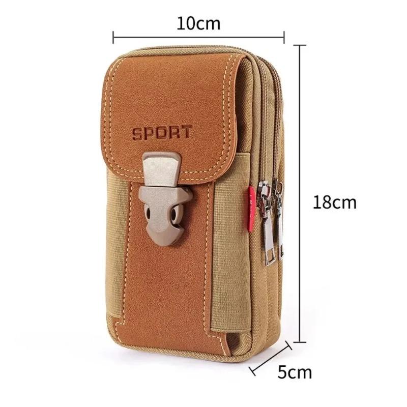 Unisex Belt Pouch Phone Pouch Phone Holster Pouch Mobile Belt Pouch Small Tactical Belt Backpack Card Holder