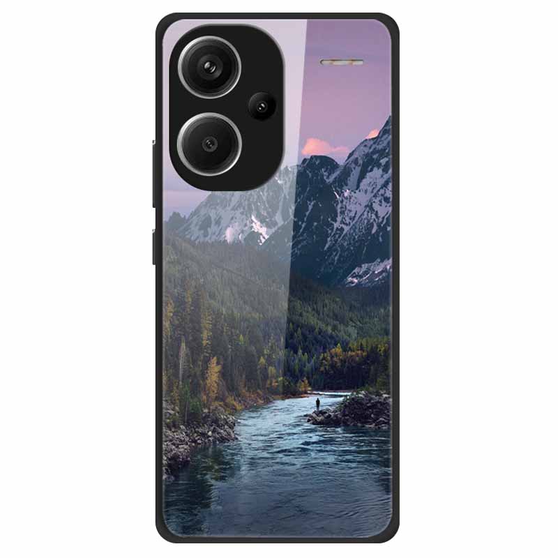 For Redmi Note 13 Pro Plus 5G Case Pro+ Tempered Glass Hard Fundas for Xiaomi Redmi Note 13 Pro Note13 5G Cover Coque Luxury