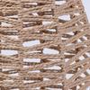 Handmade Woven Simulated Rattan Hanging Lampshade for Rustic Vintage Home Decor Living Room Bedroom Restaurant