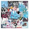 50 Classic Sports Cartoon Stickers for Power Banks & Bicycle Helmets