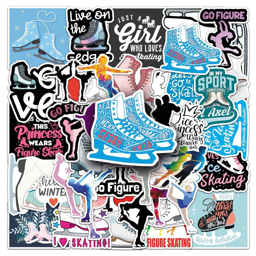 50 Classic Sports Cartoon Stickers for Power Banks & Bicycle Helmets