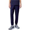 Skechers Solid Color Mid Waist Loose Fit Cuffed Knit Sports Pants Men Bottoms Navy-Blue L224M052-00DU