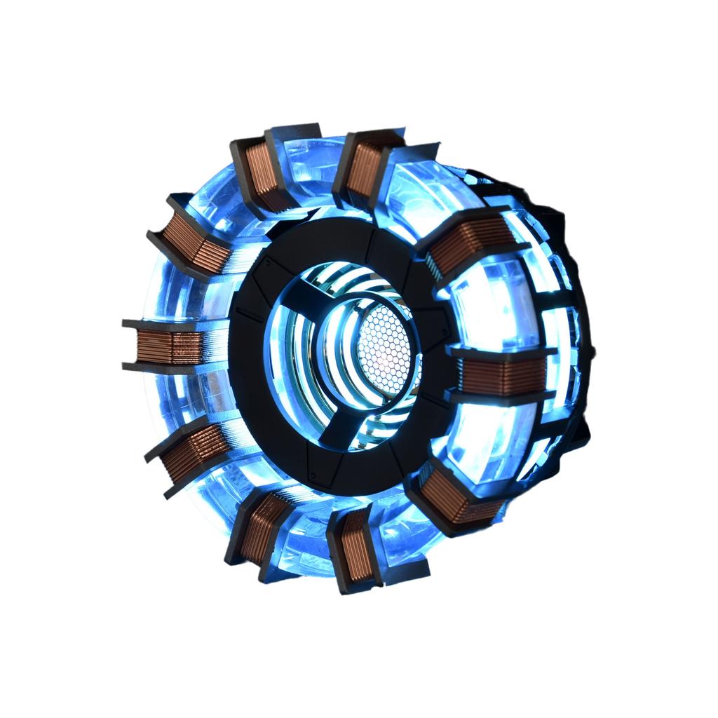 1:1 Scale Iron Man Mk1 Mk2 Arc Reactor Chest Light Tony Stark Heart Lamp Superhero Collectible Figure Christmas Gift