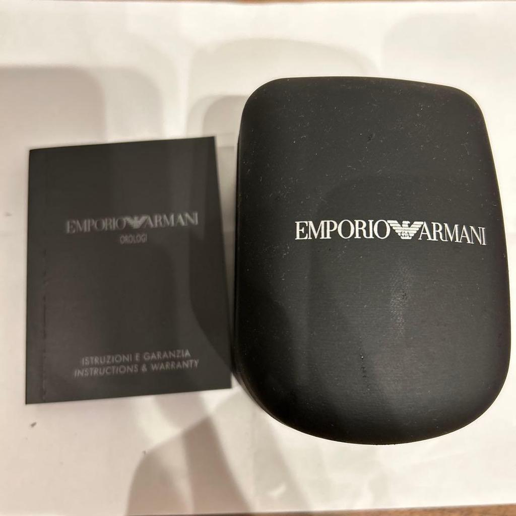 Used EMPORIO ARMANI Analog Watch Black