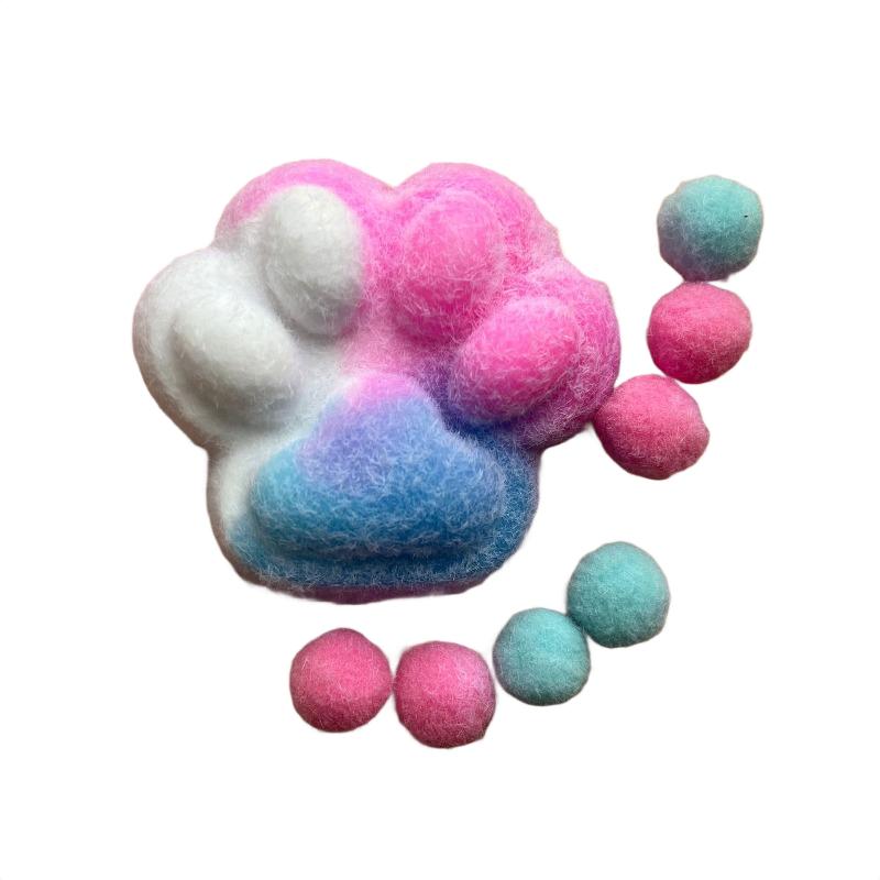 Cute Squeeze Cat Paw Toy Kawaii Dazzling Cat Paw Decompressing Toy Stress Relief Relax Toys Small Party /birthday Gift Wholesale