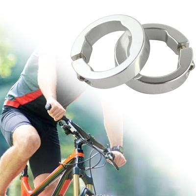 2Pcs Bicycle Grip Rings Fashion Appearance Replacement Aluminum Alloy Decoration Handlebar Locking Rings