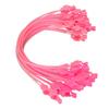 Dental Napkin Clip Safe Exquisite Stress Relieving Flexible Plastic Dental Bib Clip for Dentistry Pink