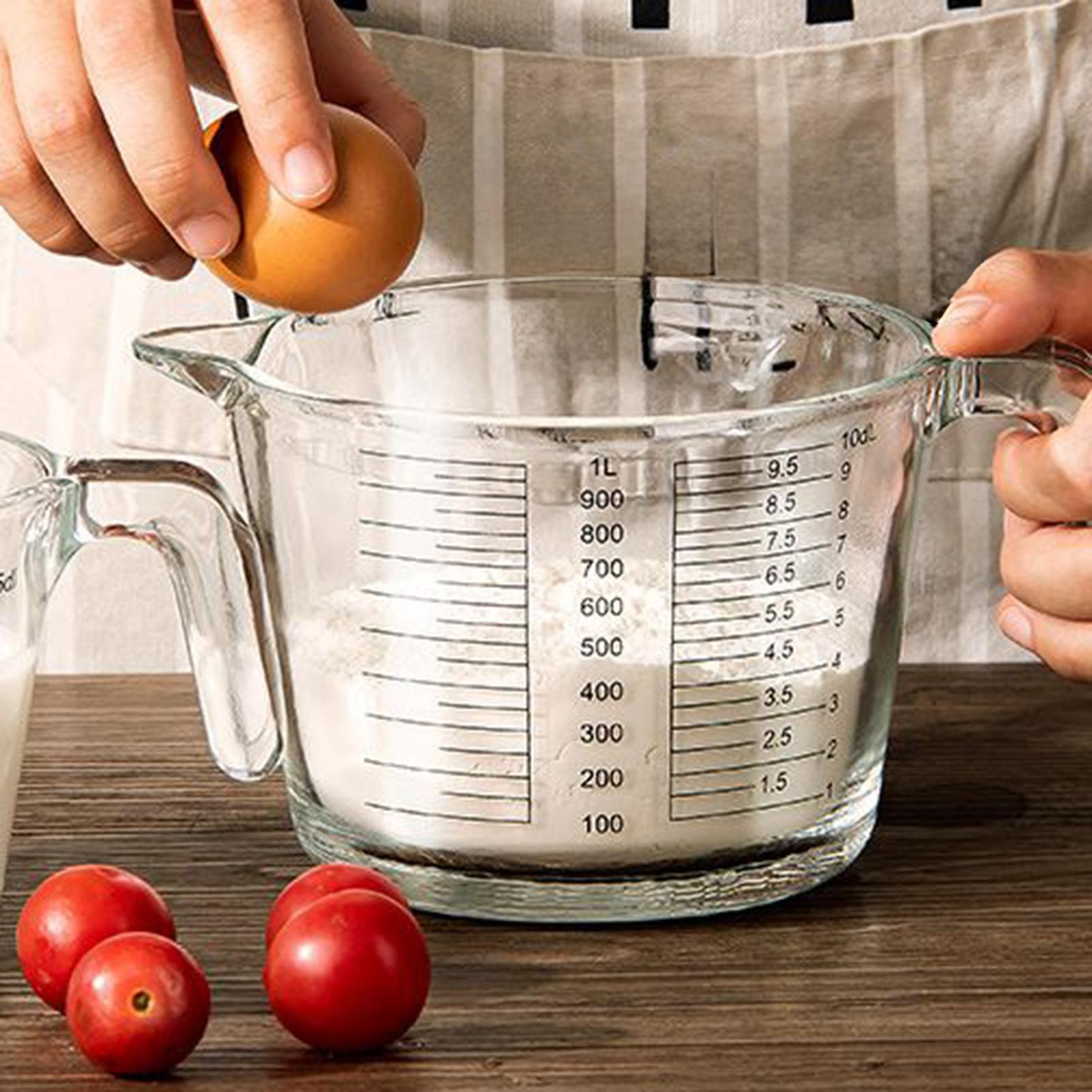 Baking Measuring Cups Glass Measuring Cup Baking Tools Microwave Safe Kitchen Tools With Lid For Liquid Egg Food Cooking Mixing China Mainland 9440₽