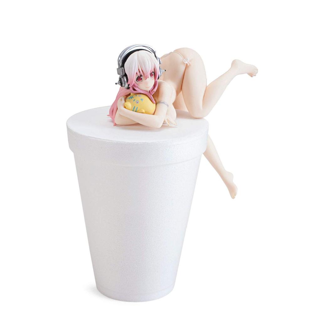 Super Sonico Noodle Stopper Figure ~Renewal!~ White (Prize)
