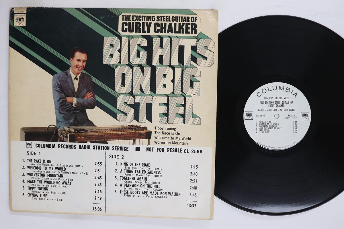 

Виниловая пластинка CURLY CHALKER Big Hits On Big Steel CL2596PROMO COLUMBIA US Кантри/Фолк Б/у