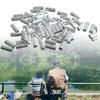 100Pcs Fishing Aluminum Crimp Sleeves Kits Single Barrel Crimping Loop Sleeve Assortment Fishing Line Tube Connector Set