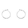 A Big Face Makes a Small Face! Metal Big Hoop Earrings New Hot Style High-end Earrings Temperament Exaggerated Earrings for Women