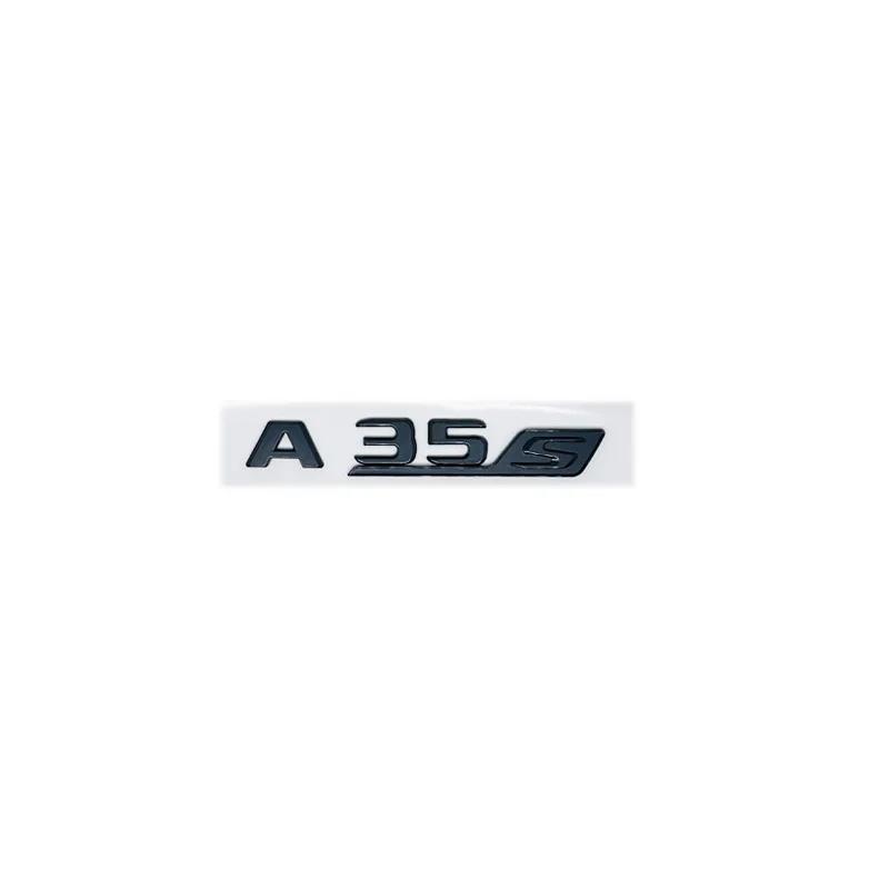ABS For Mercedes Benz A35 45 43 AMG W177 W176 A35 A45 A45S TURBO 4MATIC Car Trunk Letters Emblem Badge Logo Stickers Accessories