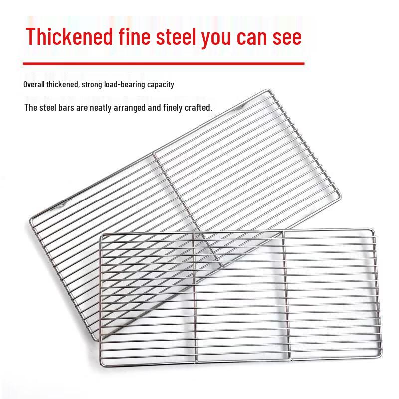 ZISIZ Stainless Steel Outdoor Barbecue Grill Net