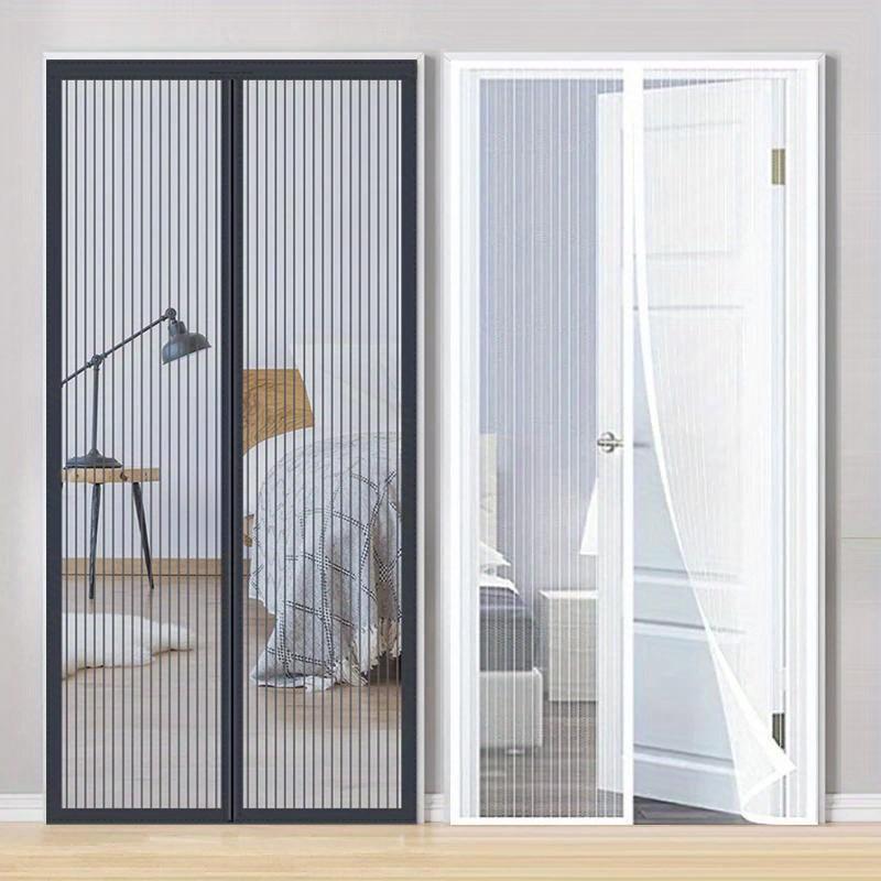 Magnetic Screen Door Curtain Self Closing Anti-mosquito Windproof Mosquito Net Air-Conditioning Partition Curtain