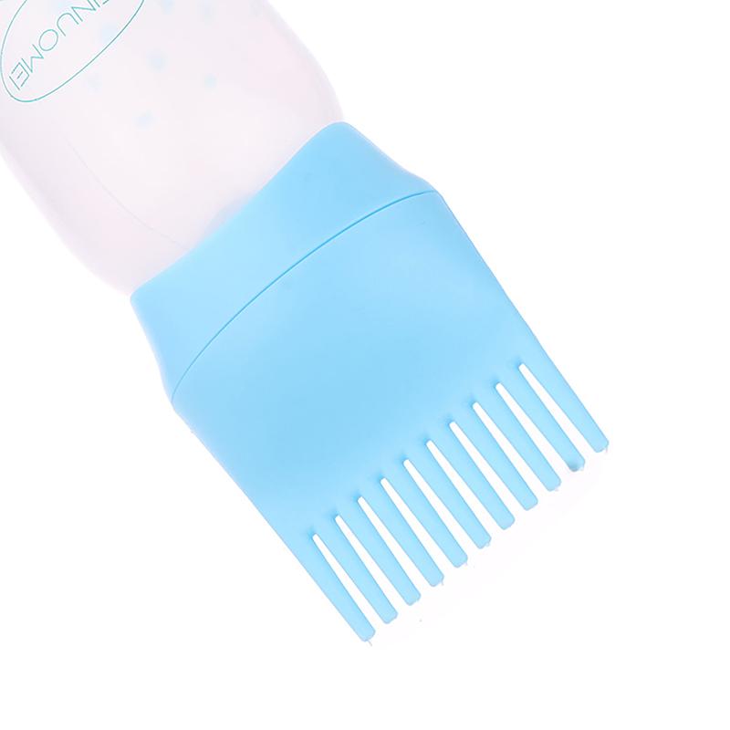 170Ml Hair Oil Applicator Bottle Hairdressing Shampoo Bottle Hair Dye Refillable Bottle Hair Coloring Hairdressing Styling Tools
