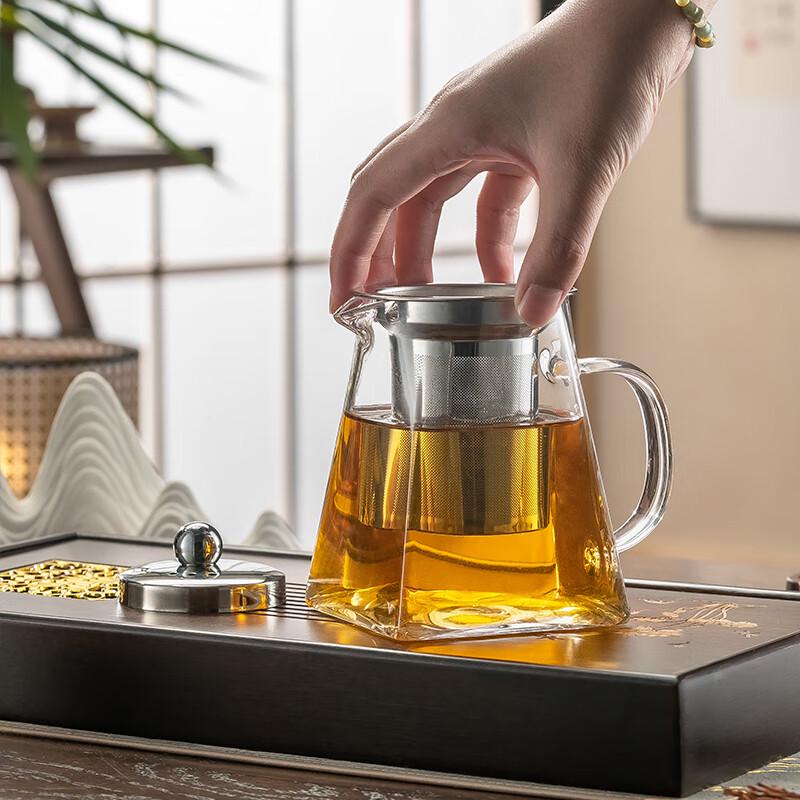 Gnas Glass Tea Maker with Stainless Steel Infuser