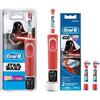 D100 Star Wars Children's Electric Toothbrush + 2 Spare Heads