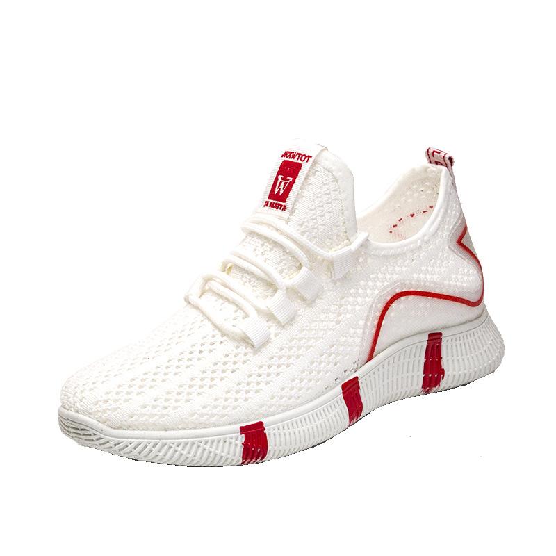

Sneakers, new mesh casual shoes, comfortable hollow breathable mesh shoes, summer tourist shoes 35 белый