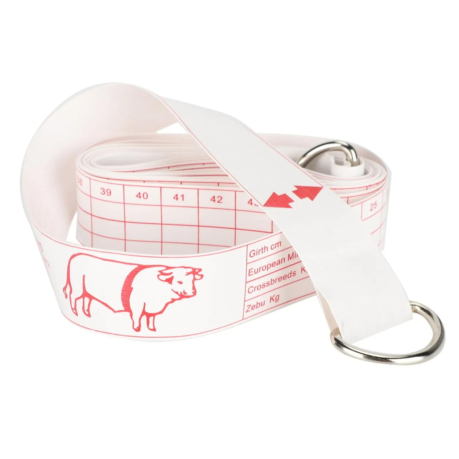 

Cattle Tape Measure Bust Weight Contrast Ruler Soft Body Measuring Ruler For Farm Supplies