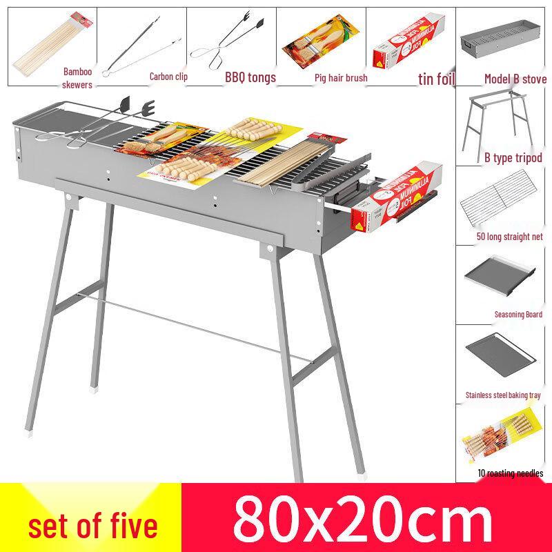 

Draien Outdoor Foldable BBQ Grill