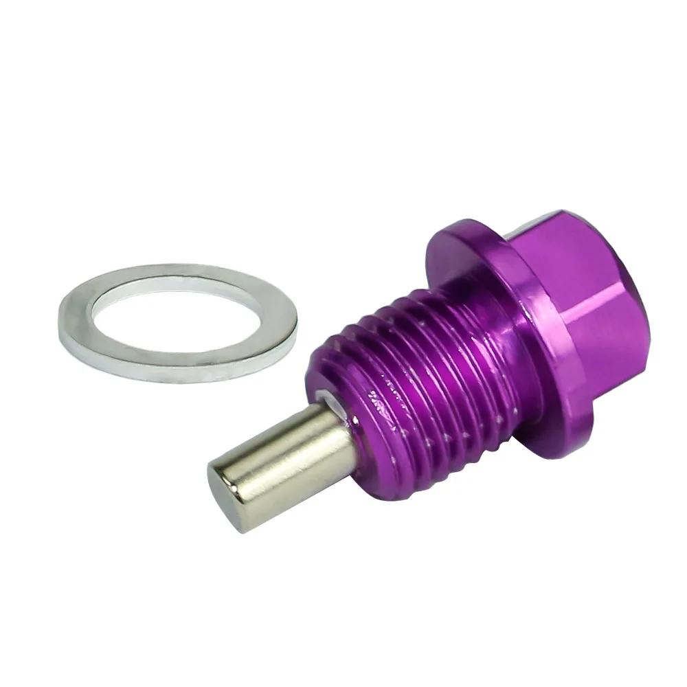 M14*1.5 Aluminum Neo Chrome Magnetic Oil Drain Plug Oil Drain Bolt Oil Sump Drain Plug Nut