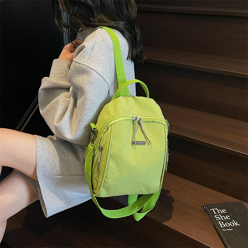 Schoolbag Travel Backpack Women's 1011 New Light Commuter Versatile Trendy College Student Casual Fashion Mini Backpack