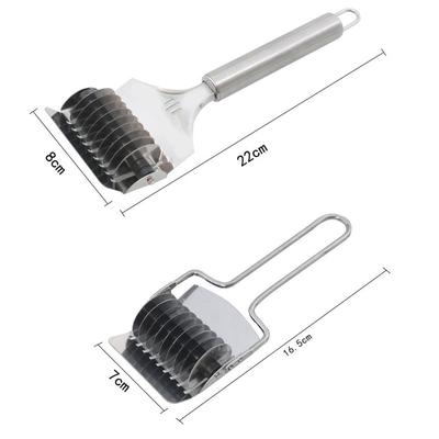 Rolo Chopper Herb Make Pasta Multi-roda Design Prata Cor