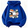 Funny Sushi Cat Food Design Printed Hoodie Kids Cat Children's Sweatshirt Hoody for Boys Girls Spring Y2k Casual Hoodies