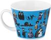Yamaka Shoten MOOMIN Large Soup 11 X Microwave Made In Moomin Valley Mug, 400ml, Diameter Approx. 9cm, Safe, Japan, Friends, Blue, MM11001-36