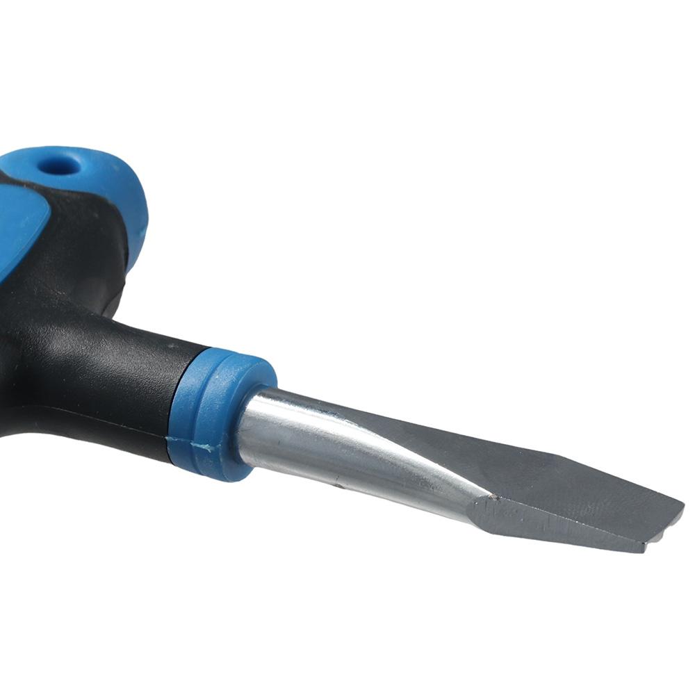 3.94×3.15×0.71inch T Handle Slotted Screwdriver Iron Maintenance Tools  Quick Release Plate