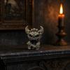 Figura de Guerreiro Esqueleto Impressa em 3D, Estátua de Esqueleto Sentado para Halloween, Decoração Colecionável de Esqueleto Gótico para Festa de Feriado, Casa, Escritório