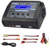 RC LiPo Battery Charger C150 150W 10A | Compatible with Tello DJI, 7.4V 1200mAh, 3.7V 2000mAh Batteries | For Radiofly Space Kondor Drone | Black