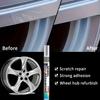 Car Wheel Scratch Repair Pen - Silver Rim and Body Paint Touch-Up, Quick Solution for Any Car Model, Vehicle Paint Repair, Easy to Use,