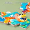 Advanced Magnetic Animal Puzzle for Toddlers (Ages 3-6) - Educational and Enlightening Three-in-One Toy
