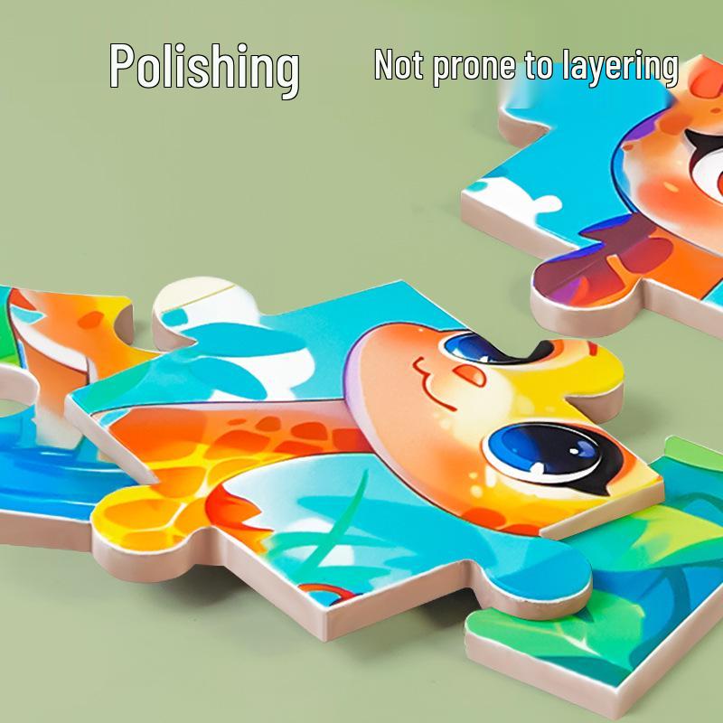 Advanced Magnetic Animal Puzzle for Toddlers (Ages 3-6) - Educational and Enlightening Three-in-One Toy