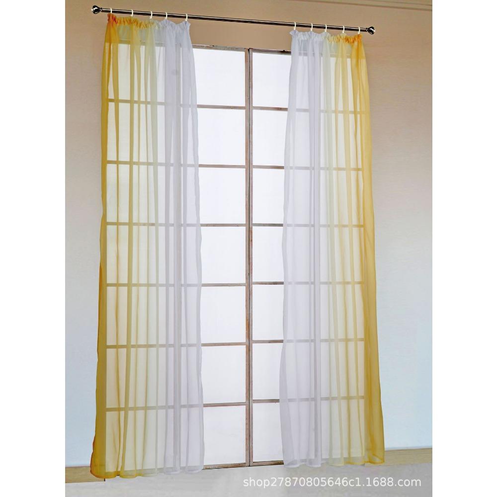 Yarn Transition Color Domestic Transfer Printing Curtain Window Screen Ht-014A