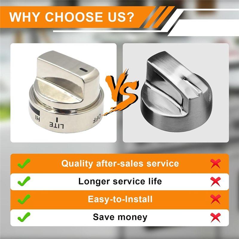 ABWR-AEZ73453509 Oven Range Stove Knob Assembly Replacement Parts For Universal Stove Knobs Replacements AEZ72909008 AP566977