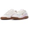 Puma Club 5v5 Women Synthetic Leather Skate Shoes Off White 397635-10