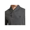 Polo Ralph Lauren Solid Color Logo Embroidered Loose Fit Crew Neck Drop Shoulder Sweater Men Sweater Gray 710877989-004