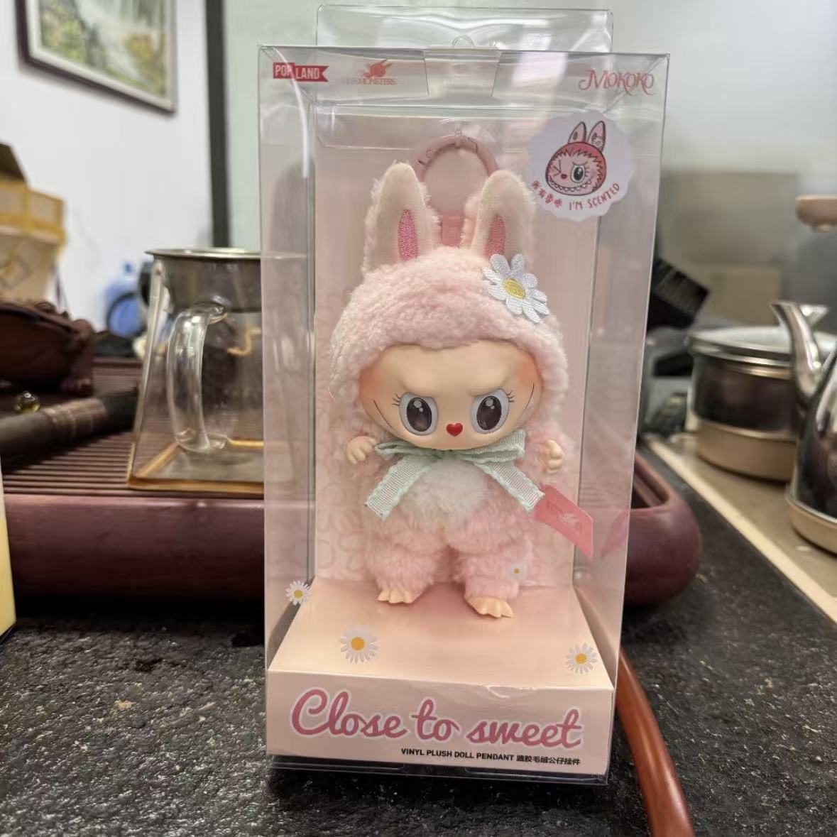 

Брелок 17 см виниловая кукла ротокаст розовая 17cm