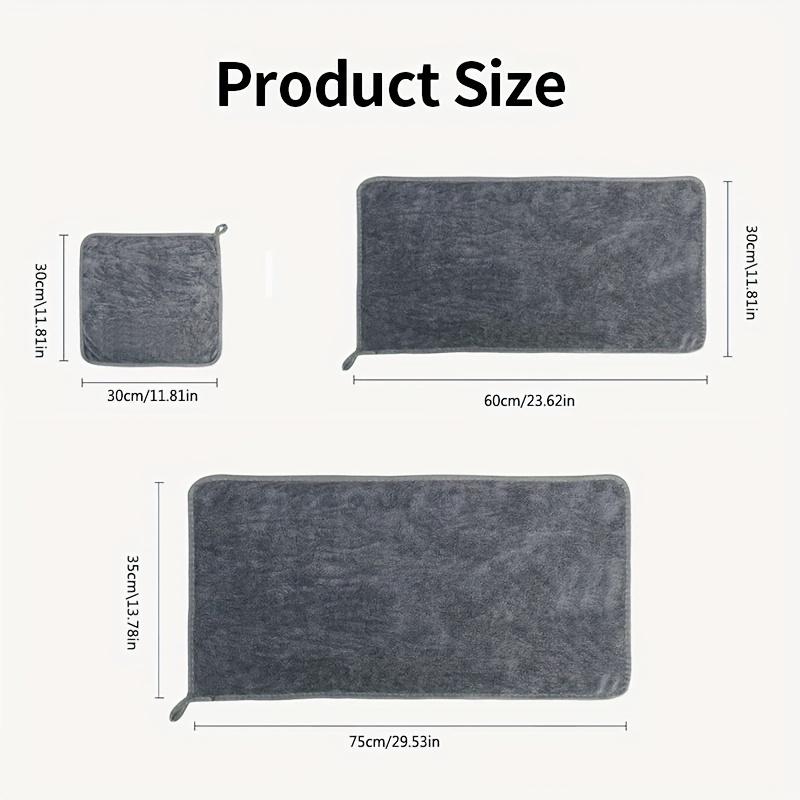 Fast Drying Microfiber Car Wash Towel - 75x35cm Extra Soft Cloth - High Water Absorption For Car Wash Accessorie