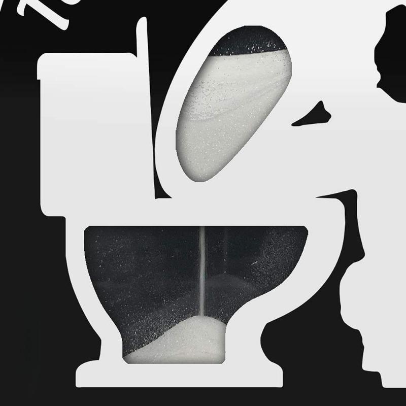 Toalettimer Toalett Timglas Timer Fem Minuter Toalettstyling Stresslindrande Leksak Toalett Timglas Rolig Gåva