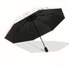 Good Friends Cinnamoroll My Melody HelloKitty Automatic 3-Fold Cartoon Umbrella Design, Cute Cartoon Pattern, Portable Outdoor Umbrella, Perfect, Holi